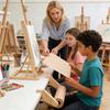 Wooden Craft Paper Roll Holder Dispenser Tabletop Easel Wrapping Paper Dispenser Coloring Easel Paper Bracket Drawing accessory