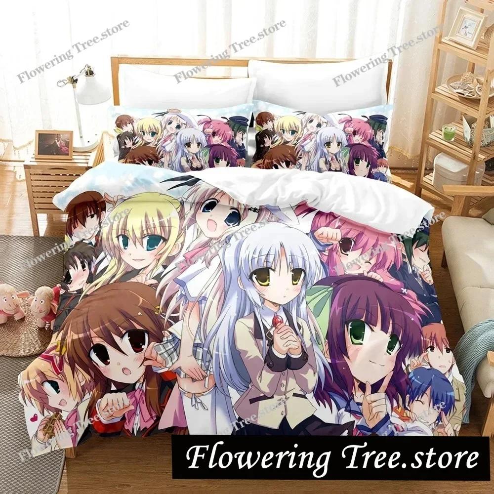 3D-принт аниме Little Busters комплект постельного белья для мальчиков и девочек Twin Queen Size пододеяльник наволочка кровать для детей и взрослых домашний текстиль