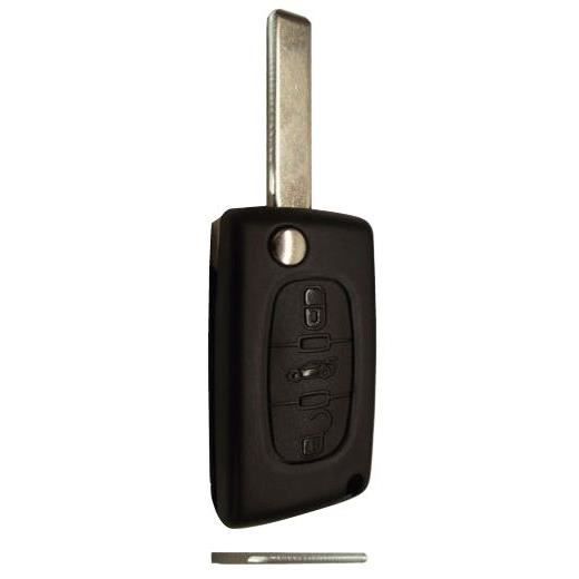 Корпус ключа Plip совместимый с CITROEN C2 C3 C4 C5 Picasso