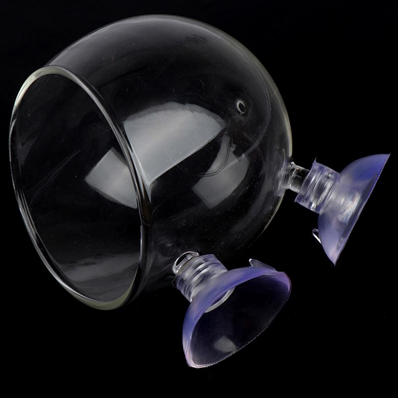 Аквариум для рыбы, мини-хрустальный стеклянный горшок с водой в горшке, цилиндр для водных посадок, чашка