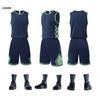 Men's Basketball Team Jersey Set - Printed Uniform & Training Vest for Big Kids