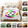 Домашнее постельное белье с 3D футбольным принтом, одеяло, пододеяльник, комплект постельного белья, пододеяльники, детский постельный костюм для мальчиков, удобный