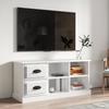 VidaXL TV Cabinet High Gloss White 102x35.5x47.5 Cm Engineered Wood 816178