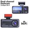 2/3Lens Dash Cam for Cars Camera 1080P WIFI APP Video Recorder Rear View Camera for Vehicle Car DVR Black Box Car Accessories