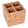 Подставка для кухонных принадлежностей - ARCOS - Подставка из бамбука - Коричневый - 150 x 160 x 160 мм - Современный дизайн
