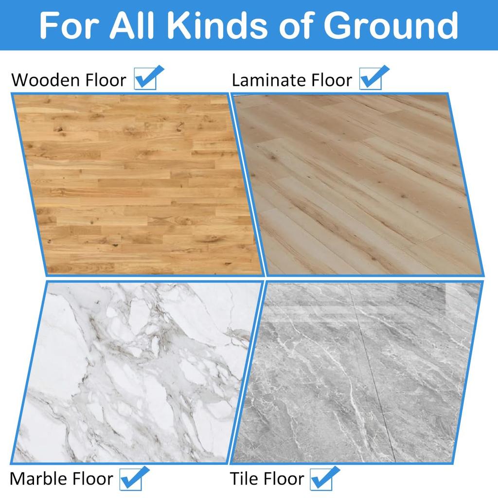 EATBALE Universal Attachment Accessory Kit Compatible with Euphiclean X9 Pro Robot Vacuum Cleaner Replacement 1 Main 4 Side 4 HEPA Rubber Nylon