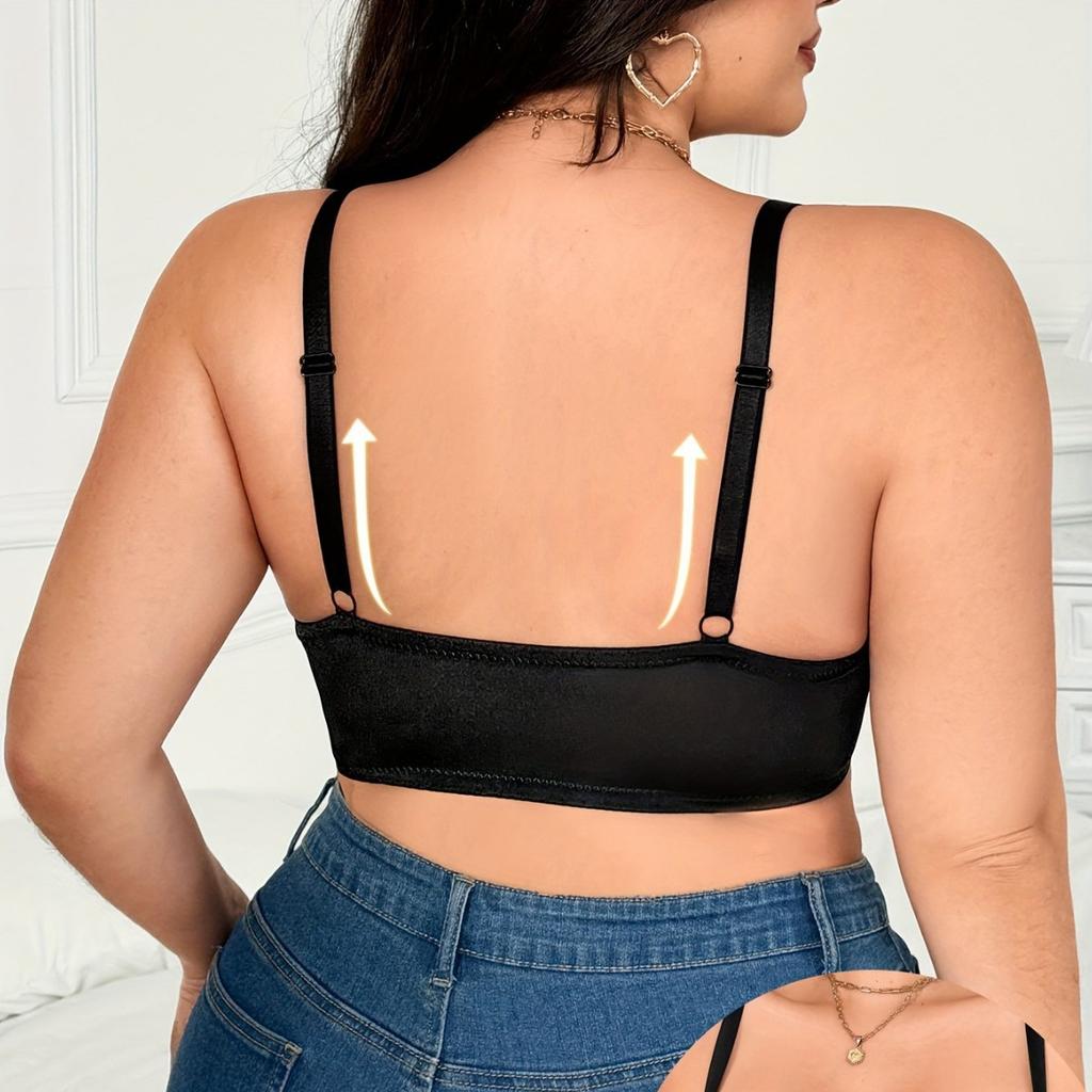 Сексуальный бюстгальтер с глубоким V-образным вырезом, стальным кольцом, сборкой, передней застежкой, Т-образной красивой спинкой, круглой чашкой, большого размера, для полных ММ