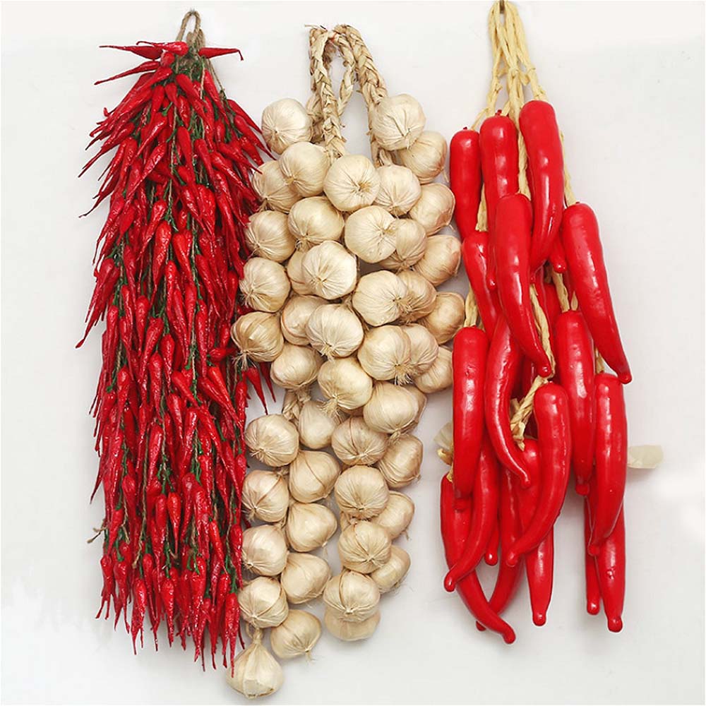 Photography Props Pepper Plants Fake Vegetables Artificial Vegetables Wall Decor Simulation Food