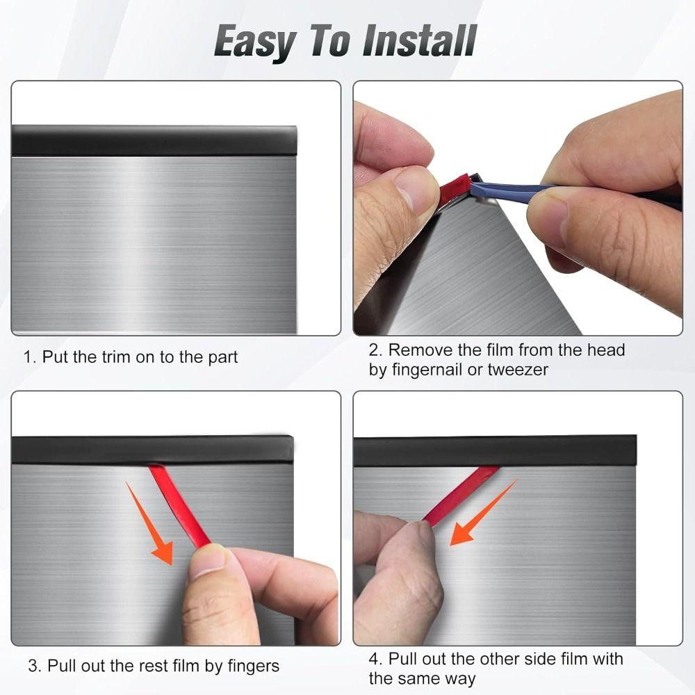 Новая U-образная защитная полоса для кромки, резиновая отделка, 3 метра, водонепроницаемая, для стайлинга автомобиля