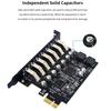 Карта расширения PCIe USB 3.0 5 Гбит/с 7 портов USB 3.0 Хаб-адаптер PCI Express в USB Карта расширения для хоста настольного ПК