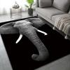 Cartoon Elephant Non-slip Rug Wild Animal Pattern Carpet for Living Room Bedroom Indoor Patio Garden Decor Mat Home Doormat