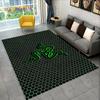 3D Логотип Razer Игра Геймер Змея Ковер Коврик для Дома Гостиной Спальни Дивана Придверный коврик Декор, детский игровой коврик Нескользящий коврик для пола