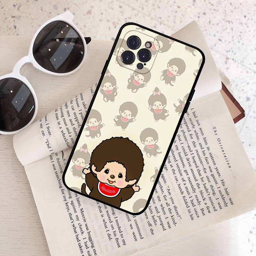 Cute M-Monchhichi Phone Case For IPhone 16 15 14 13 12 11 17 Pro Max Simplicity Back TPU Soft Case
