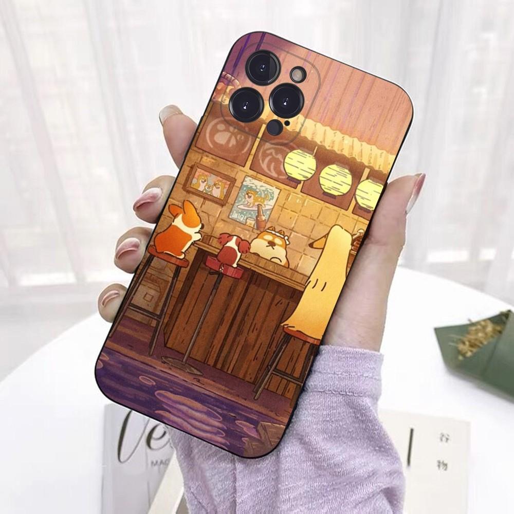 Cute Corgi Phone Case For iPhone 6 7 8 Plus 11 12 13 14 Pro SE 2020 MAX Mini X XS XR Back Funda Cover
