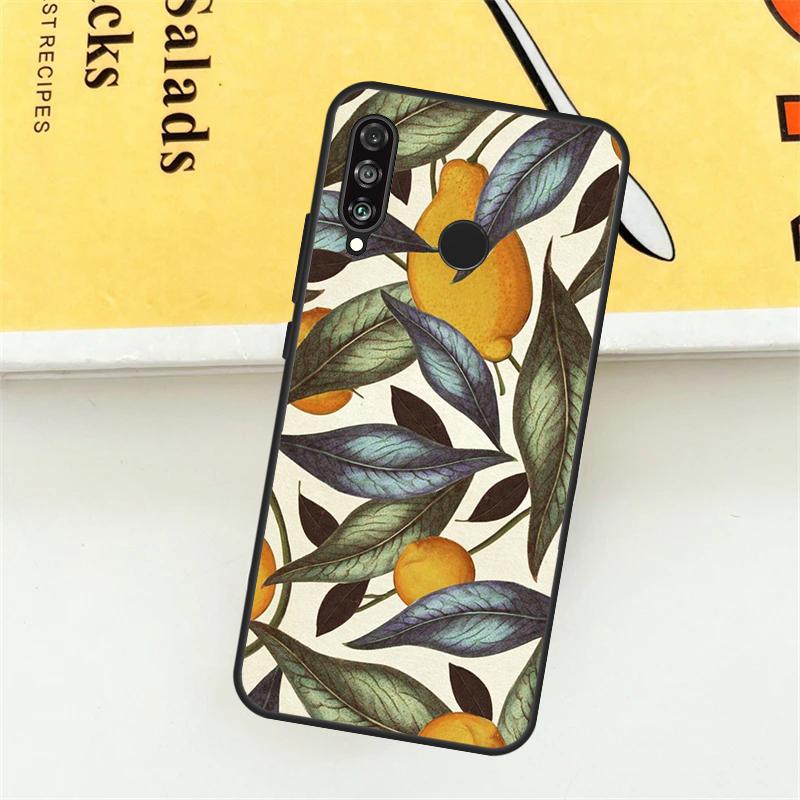 Летний Фруктовый Лимон Для Huawei Nova 12i 7i 8i 11i Y73 Y72 Y61 Y91 Y90 Y70 Y60 9 10 SE 11 Pro P30 P40 Lite Чехол