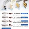 5/10m Home Noise Insulation Rubber Weather Strips Seal Strip Window Door Foam Draught Excluder
