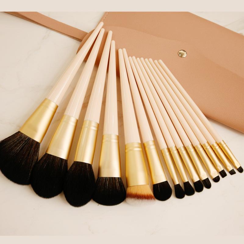 Кисть для тонального крема, 14 шт., кисти для макияжа, набор для макияжа, кисть для волос, рассыпчатая кисть для пудры, кисть для румян, кисть для выделения кистей для теней для век
