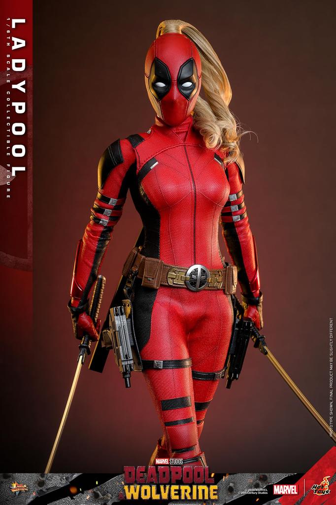 Movie Masterpiece Deadpool Wolverine Lady Deadpool Scale Figure & 1/6