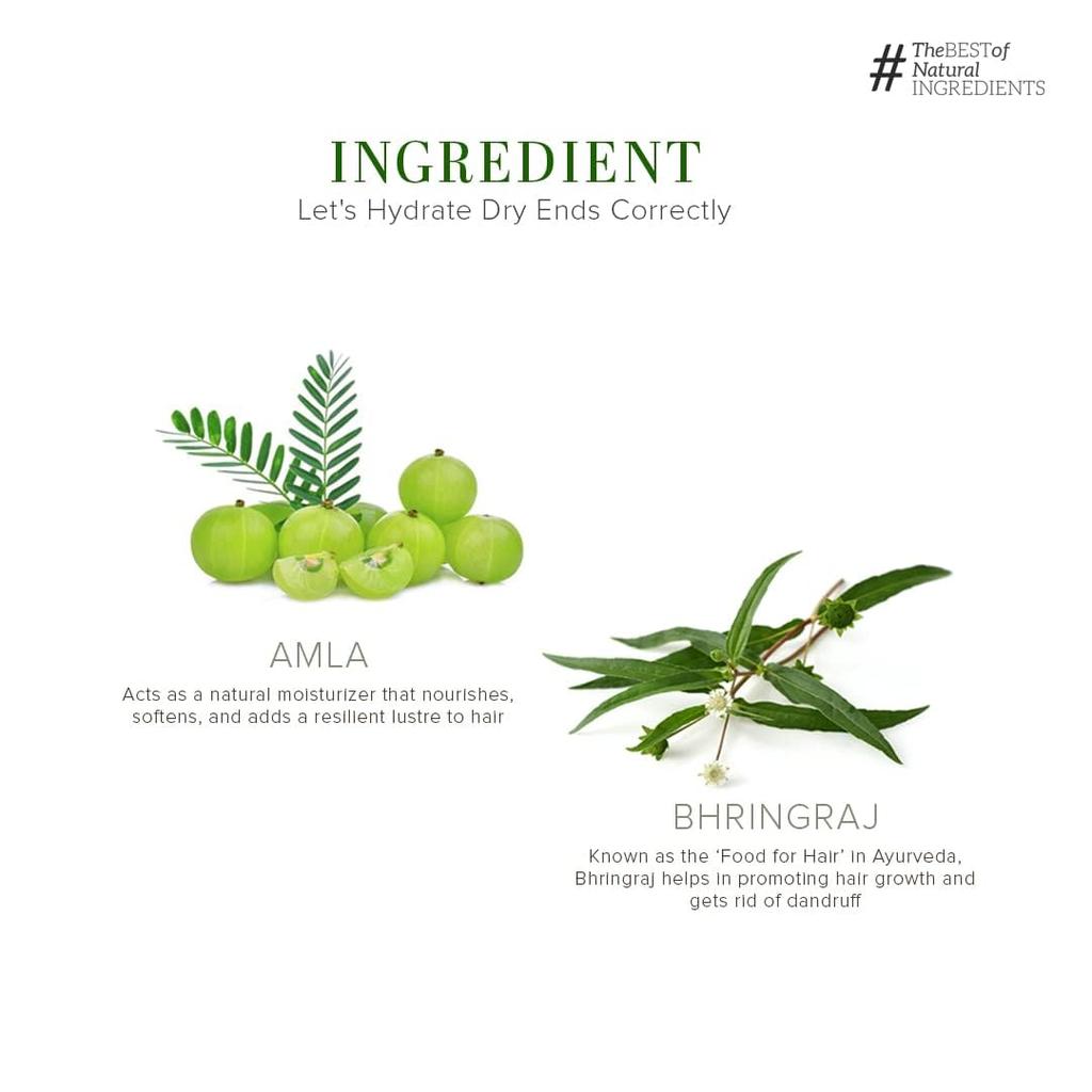 Khadi Natural Amla & Bhringraj Hair Shampoo 210 ml x Pack of 2 Nourishing Anti-Dandruff Cleanser