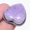 Natural Lepidolite Gemstone 925 Sterling Silver Jewelry Ring Size 7 H6t72