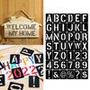 42pcs English Alphanumeric Symbol Hollow Template Letter Stencils Painting Number Letter Hollow for DIY Scrapbook Diary