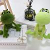Мягкая плюшевая лягушка, забавная подвеска, мягкая лягушка, плюшевый брелок, креативный унисекс