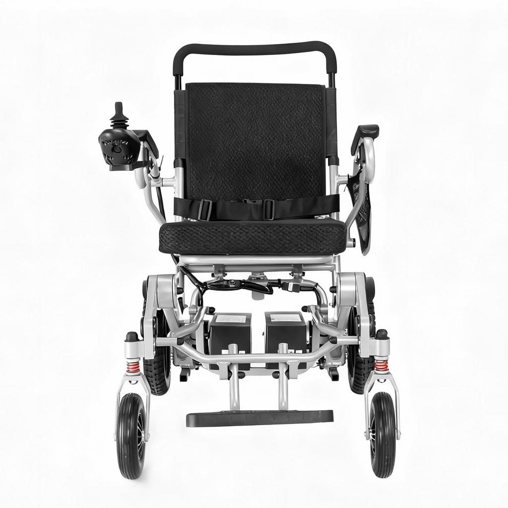 WEYRAL 203R Высококлассная электрическая инвалидная коляска 350 Вт*2 Двойной двигатель 12 Ач*2 Двойной аккумулятор Нагрузка 150 кг Сплав алюминия Запас хода 40 км Складная для пожилых людей