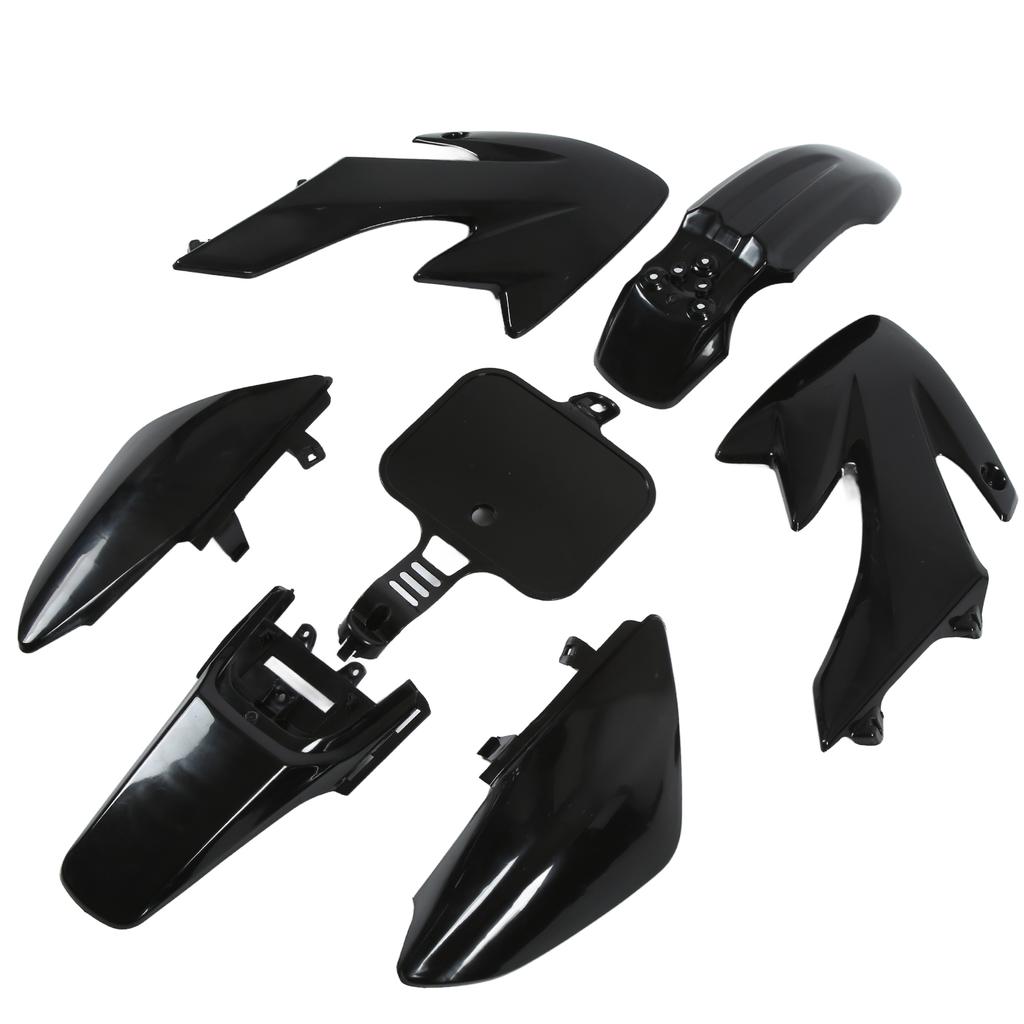 7pcs Black Plastic Fairing Kit Body Work Fairing Set Motorcycle Accessories Replacement for XR50