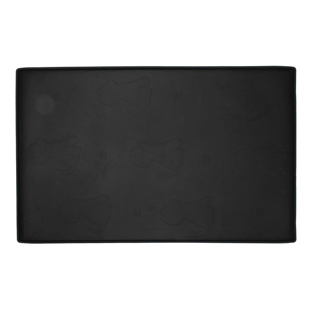 Silicone Pet Feeding Mat Small Animal printed Dog Bowl Mat Dog Food Mat Pet Food Water Serving
