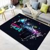 Cartoon Game Controller Decorative Rug Square Flannel Gaming Carpet Modern Home Living Room Floor Mats Bedroom Rug