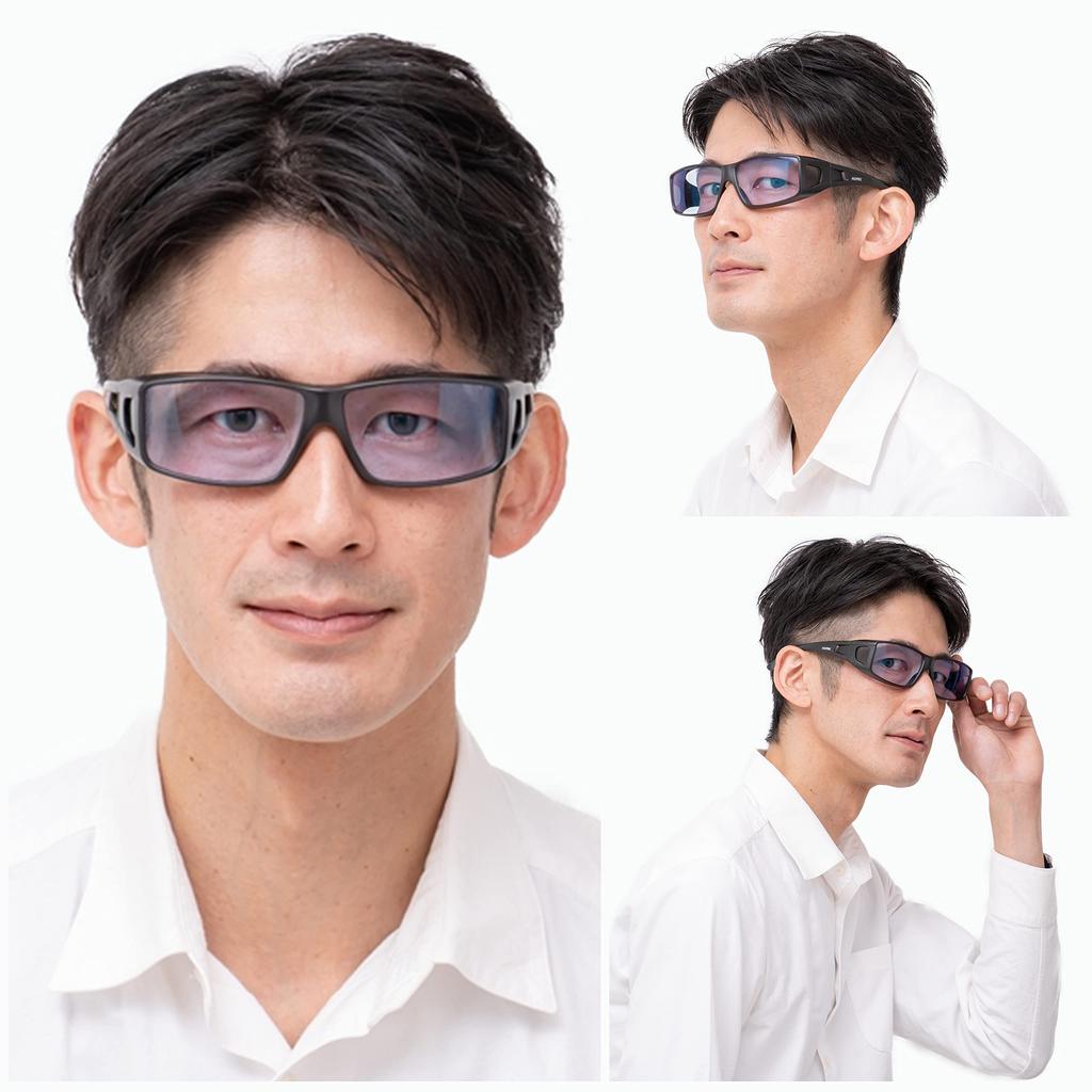 Солнцезащитные очки с затемнением для ночного вождения, солнцезащитные очки с защитой от ультрафиолета, изготовленные в Sabae SC50PHN [Neo Contrast] (черный)