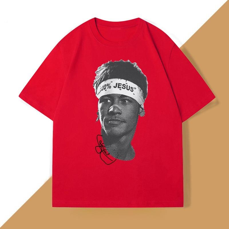 Neymar American Football Star Print T-shirt Women Short-sleeved T Shirt Unisex Athleisure Fashion Casual Tee Top