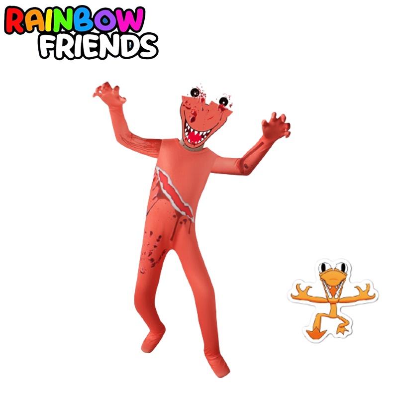 Унисекс Костюм-комбинезон с маской Roblox Rainbow Friends на Хэллоуин для детей