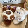Kawaii Soft Stuffed Animal Little Cat Toys Keychain Plush Doll Bag Car Pendant Keyring Trinket Kids Birthyday Gift