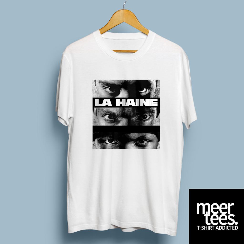 Women's Cotton Crew Neck La Haine Movie Movie Poster T-Shirt Unisex Jersey T-Shirt 90s 90s-