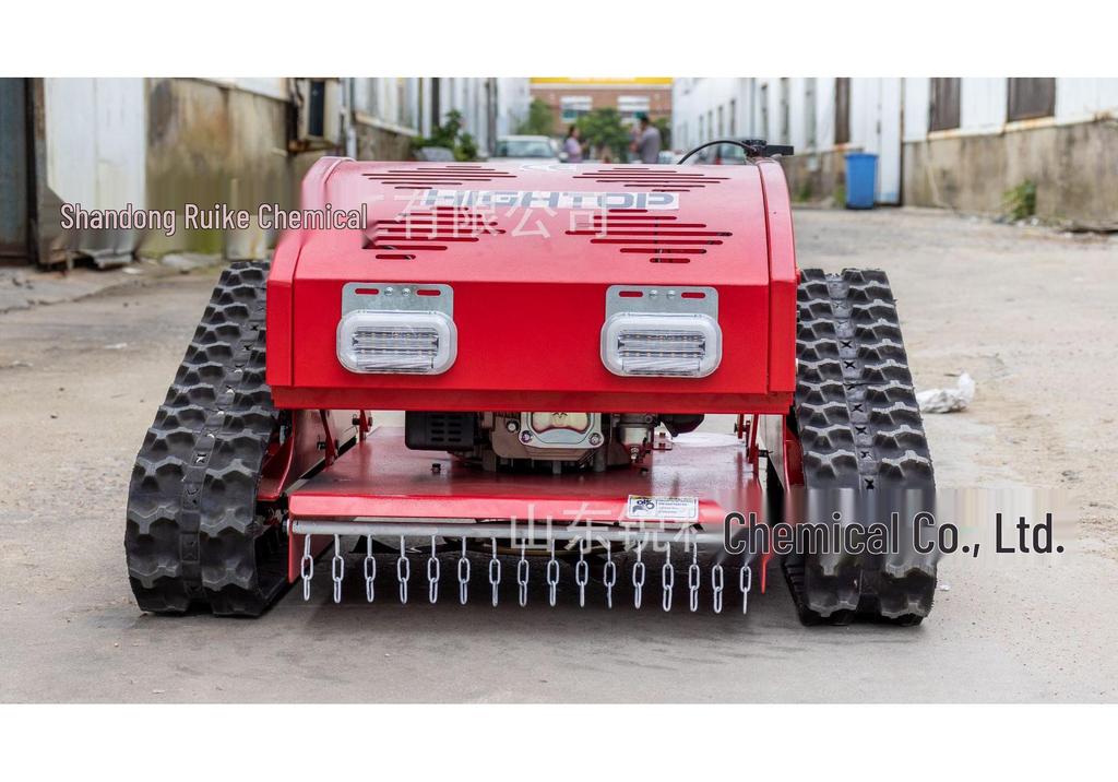 Remote-Controlled Four-Stroke Gasoline Tracked Lawnmower & Grass Cutter