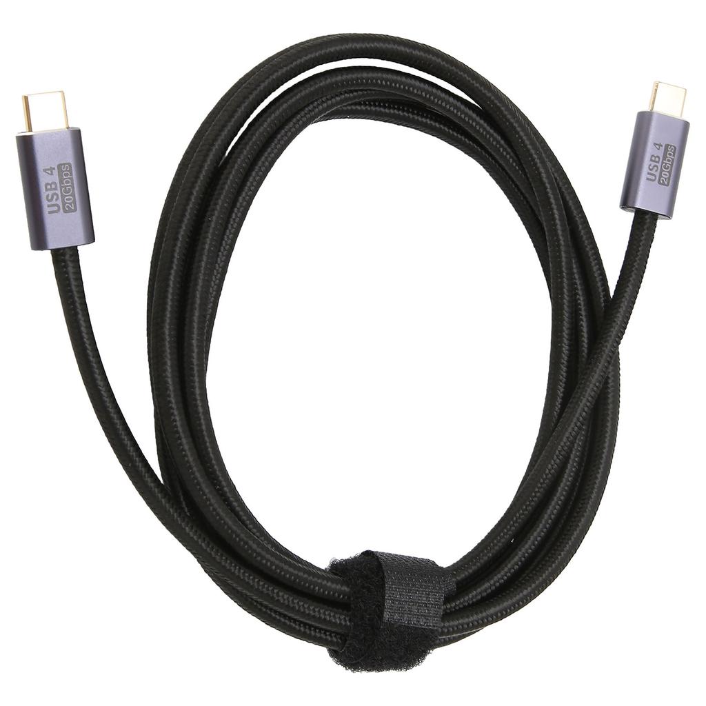 USB4 Data Cable High Speed 20Gbps Type C 8K60Hz Data Cable for Laptops Tablets Cell