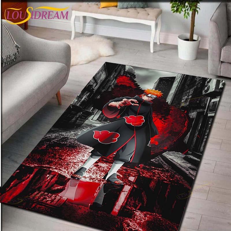Наруто Аниме Ковер Гостиная Спальня Прикроватный Коврик Японский Кабинет Компьютерный Стул Домашняя Мода Напольный Коврик Коврик