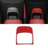 Red Carbon  Rear Armrest Storage Box Panel Cover Trim For Toyota Supra 19-24
