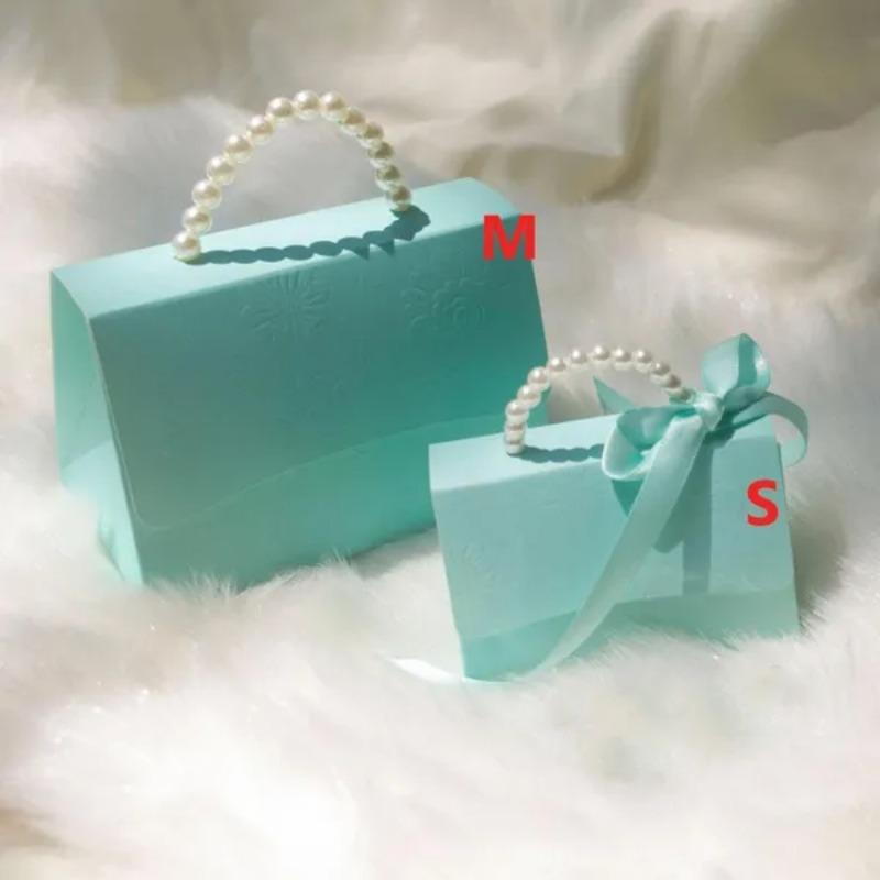 2 Pcs Flowers Portable Candy Box Party Wedding Favor Candy Boxes Baby Shower Gift Boxes Wedding Party Favor Box Candy Gift Bags