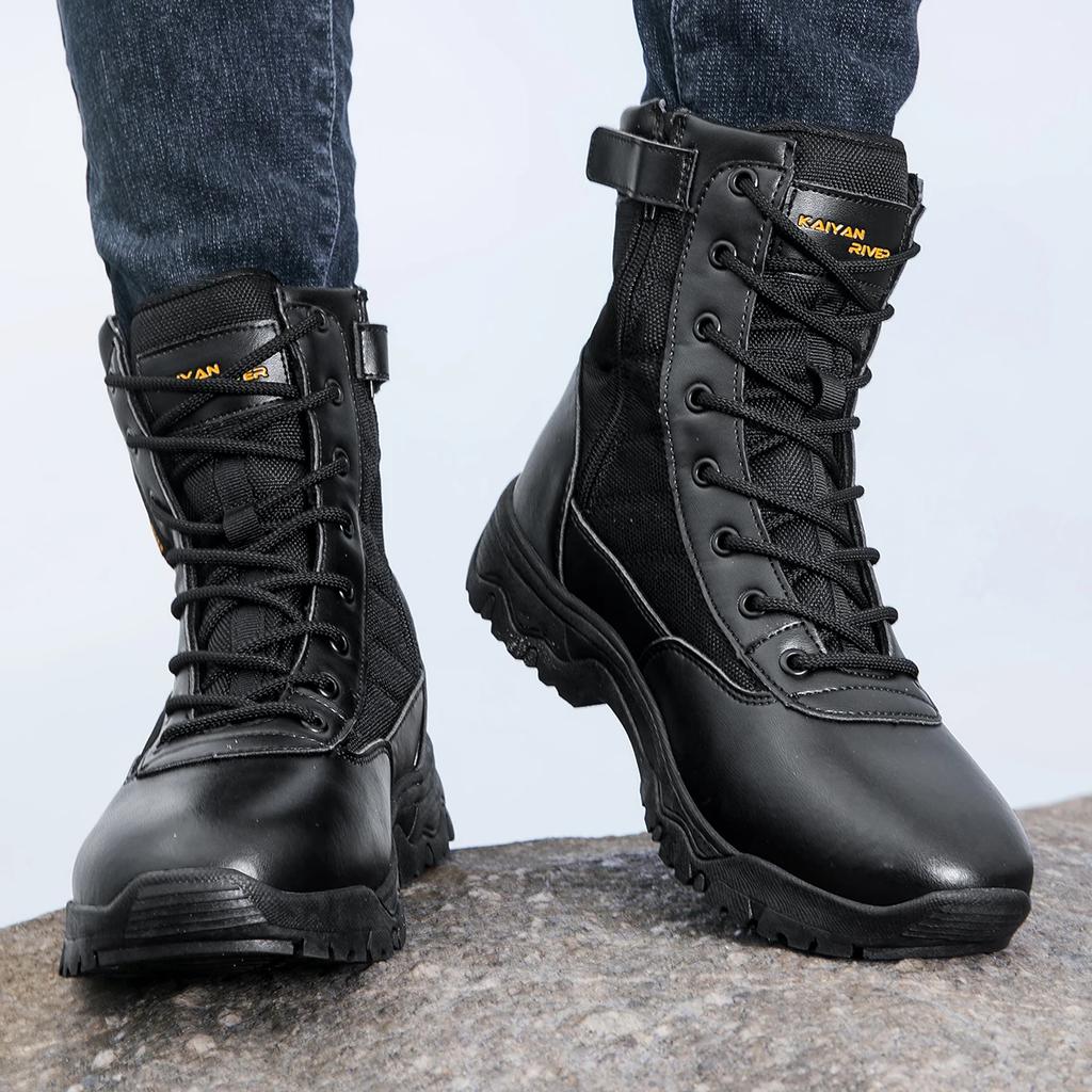 Новые мужские кроссовки для уличных боевых тренировок, высокие, противоскользящие, для альпинизма, путешествий, отдыха, бега. Для мужчин