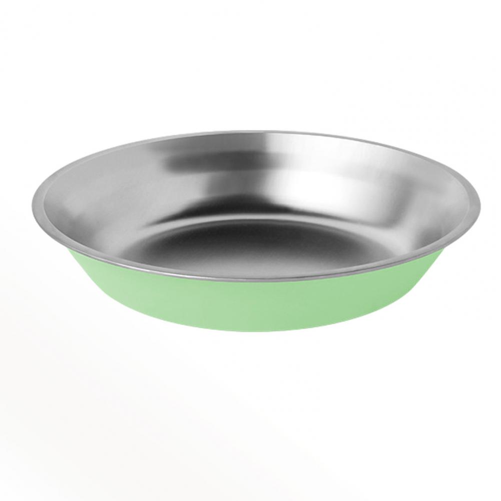 Stainless Steel Pet Bowl Non-slip Silicone Bottom Dogs Cats Feeding Bowl Anti-tip Pet Water Treat Food Feeder Bowl