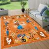 1pc Happy Goofy Rug Anti Slip, Non Shedding, Stain Defying, Ideal for Living, Bedroom & Laundry Handcrafted Home Decor