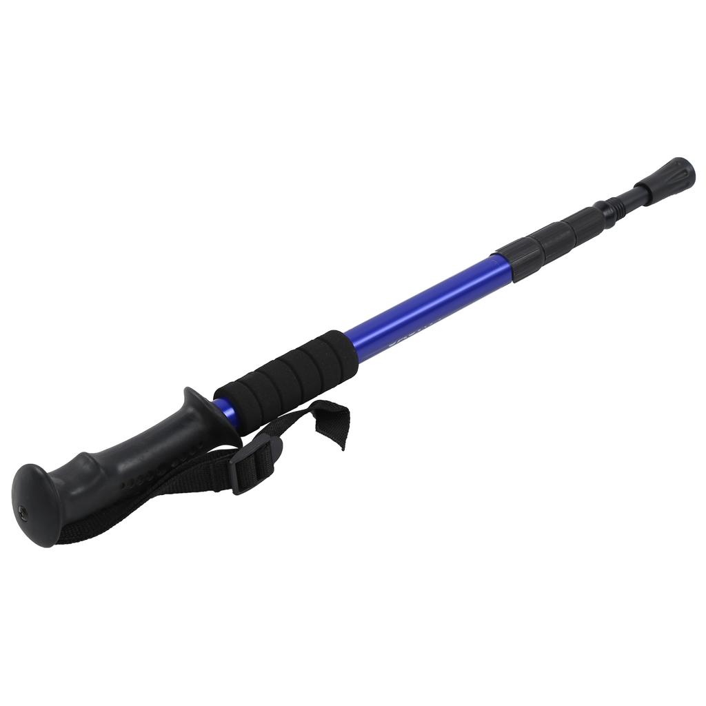 Уличная портативная телескопическая регулируемая палка для ходьбы для пожилых, синяя