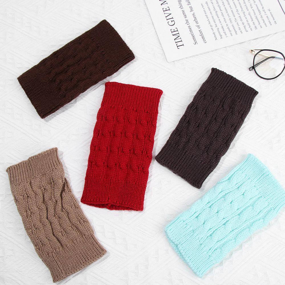 Мода Женщины Зима Вязаные Носки-гетры Носки Гетры Утеплители для ботинок