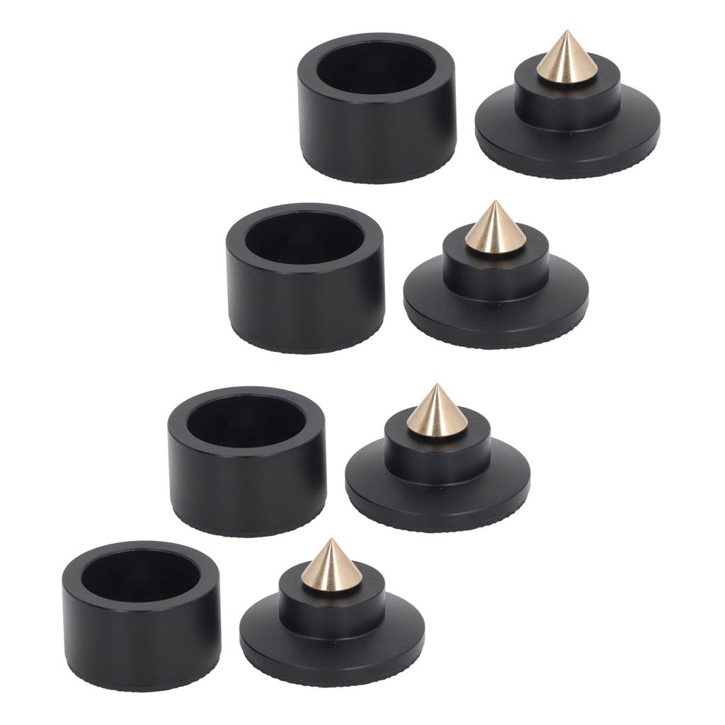 4 комплекта ножек для динамиков, подставка для изоляции, противоударный противоскользящий амортизатор резонанса динамика для проигрывателя