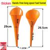 Hands-Free Funnel for Oil, Gasoline, or Motorcycle Additives