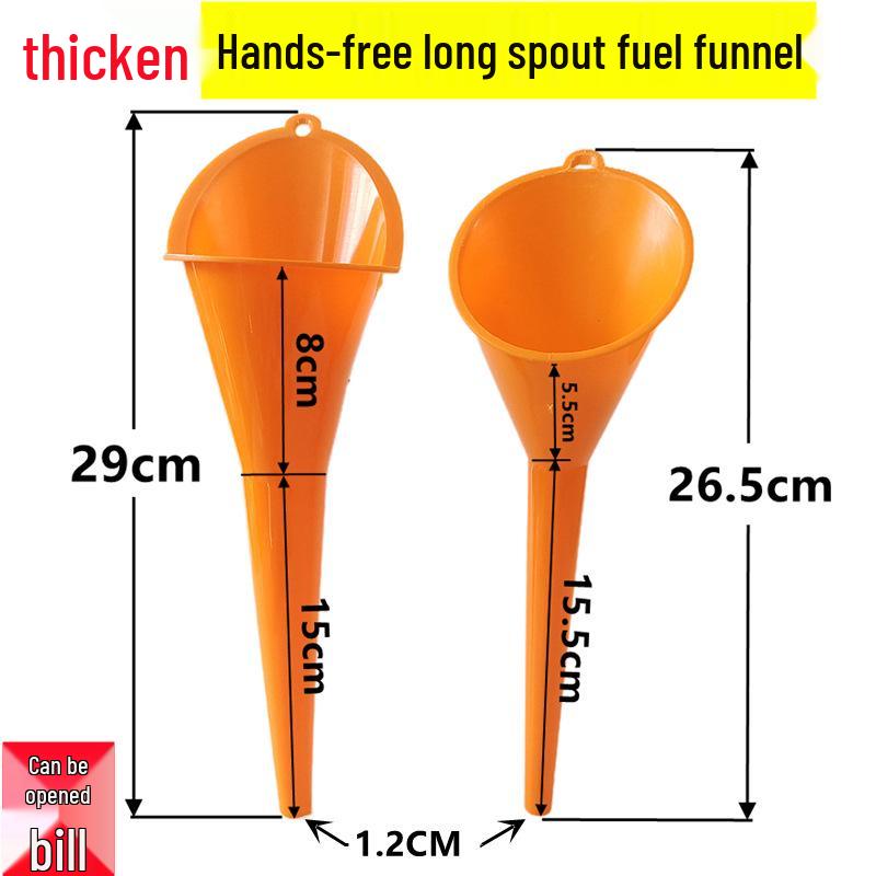 Hands-Free Funnel for Oil, Gasoline, or Motorcycle Additives