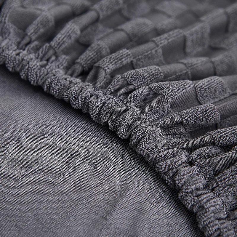 Solid Color Gaming Chair Cover Stretch Jacquard Office Seat Slipcover Anti-dust Four Season Universal Chair Case for Study Home