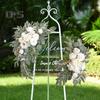 2Pcs Artificial Wedding Arch Flowers DIY Flower Arrangement And Backdrop Decoration for Wedding Ceremony Reception Welcome Sign Decor